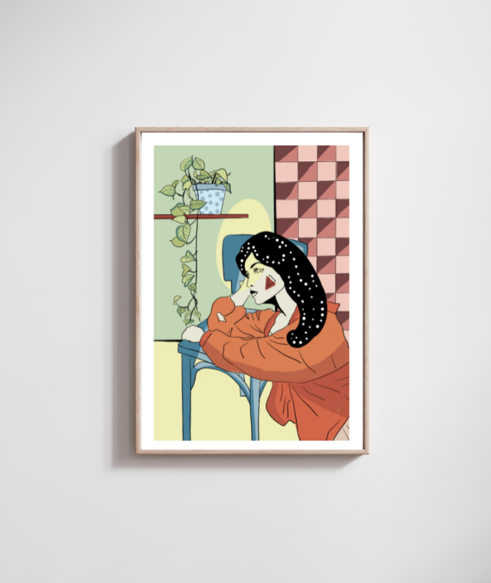 Chair - A5 Poster - Afbeelding 2