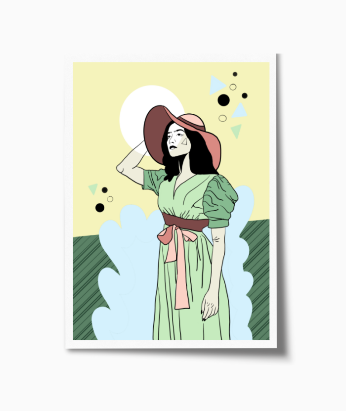 Contemplating - A5 Poster