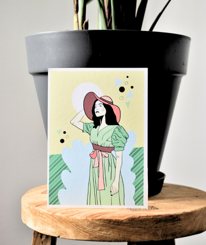 Contemplating - A5 Poster - Afbeelding 3