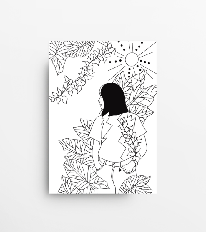 Flora - Kleurplaat - Afbeelding 2